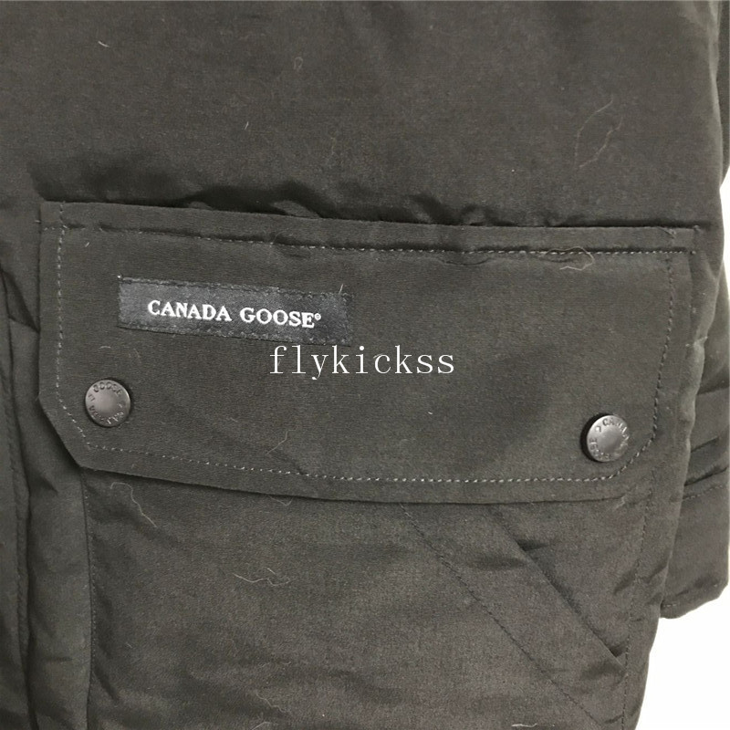 Nobis Canada Goose Black Coat Grey logo